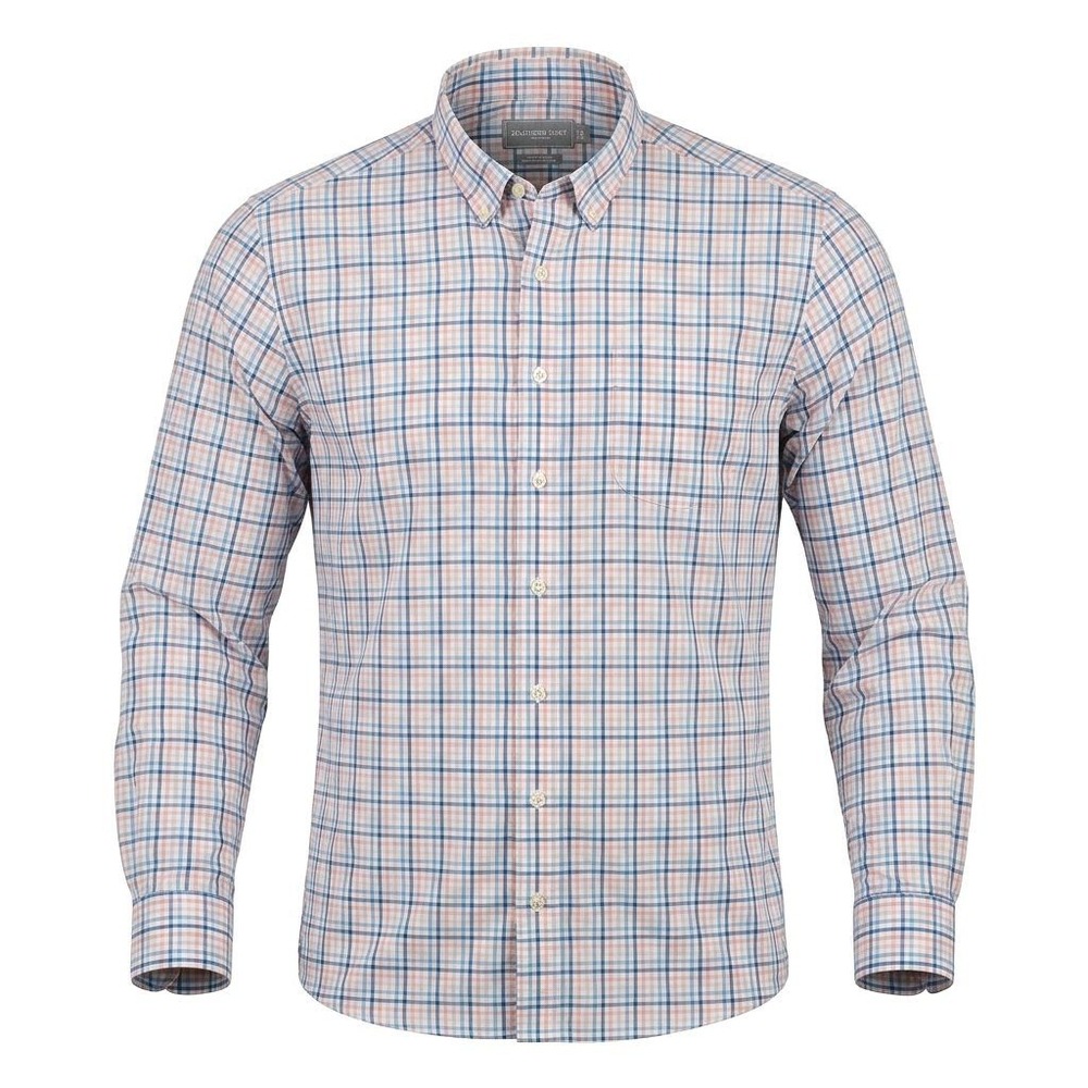 Southern Shirt Co Men's XL Performance‎ Button Down Shirt Plaid Tattersall SSCO